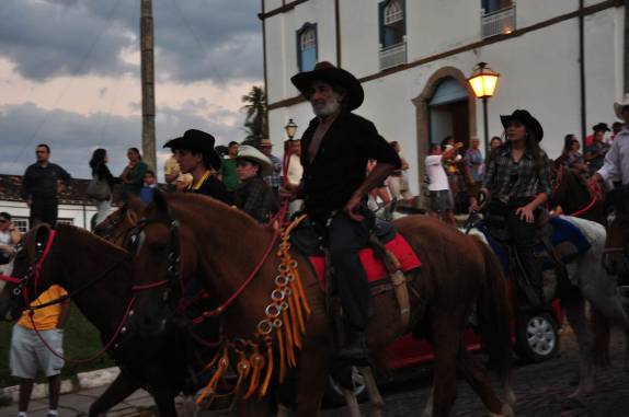 Cavalgadas em época de folia em Pirenópolis - GO